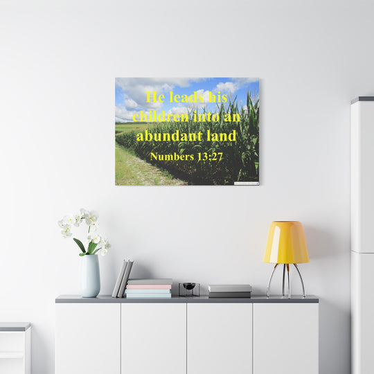 Numbers 13:27 Canvas
