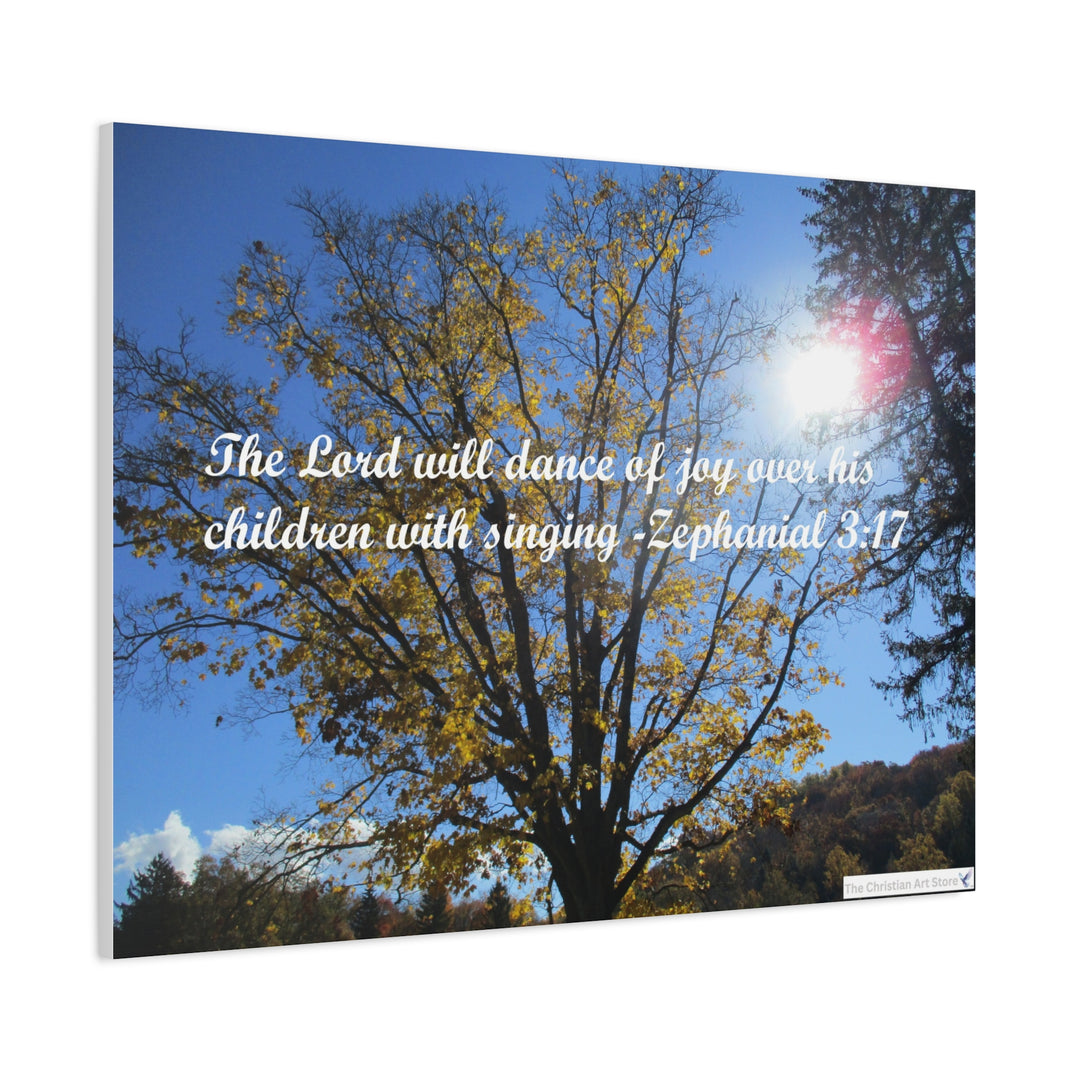 Zephanial 3:17 Canvas