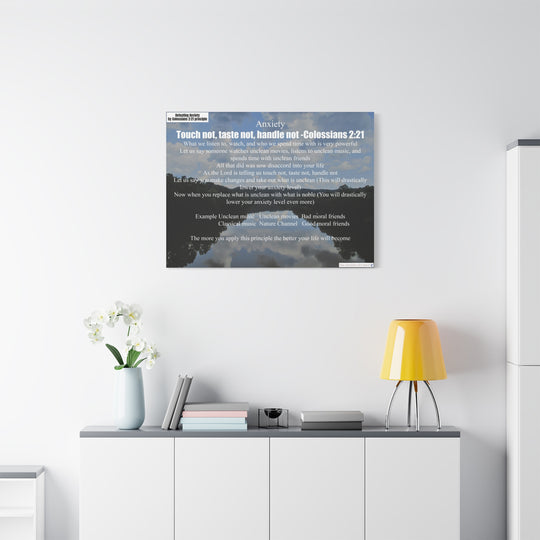 Defeating anxiety canvas