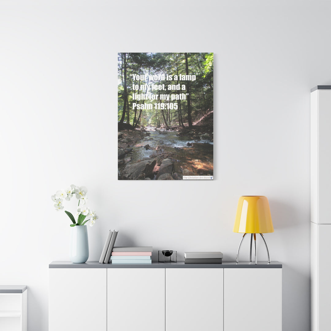 Psalm 119:105 Canvas