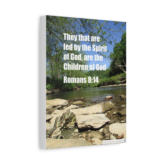 Romans 8:14 Canvas