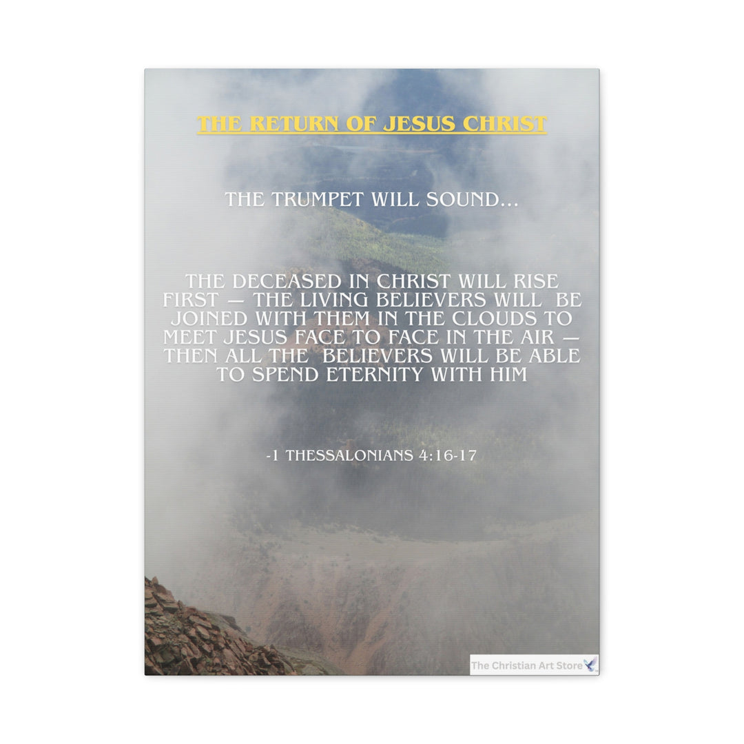 1 Thessalonians 4:16-17 Canvas