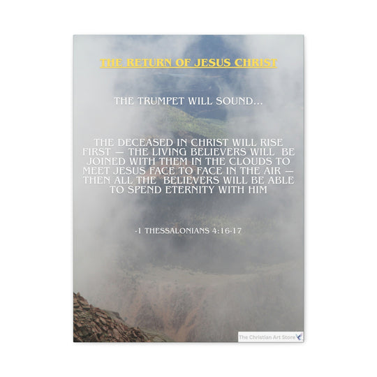 1 Thessalonians 4:16-17 Canvas
