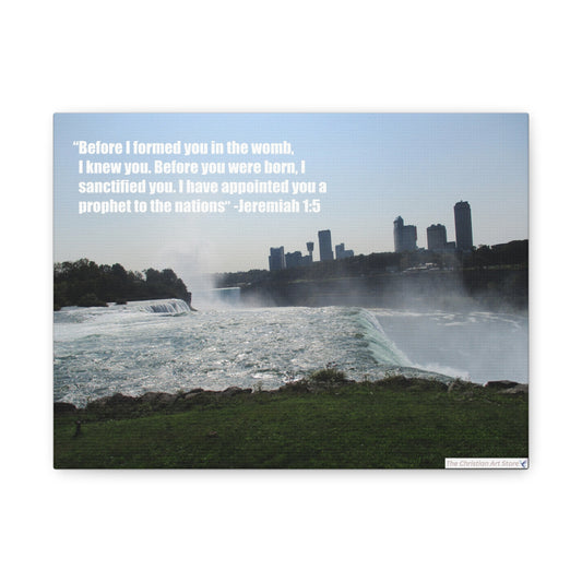 Jeremiah 1:5 Canvas