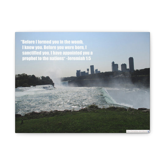 Jeremiah 1:5 Canvas