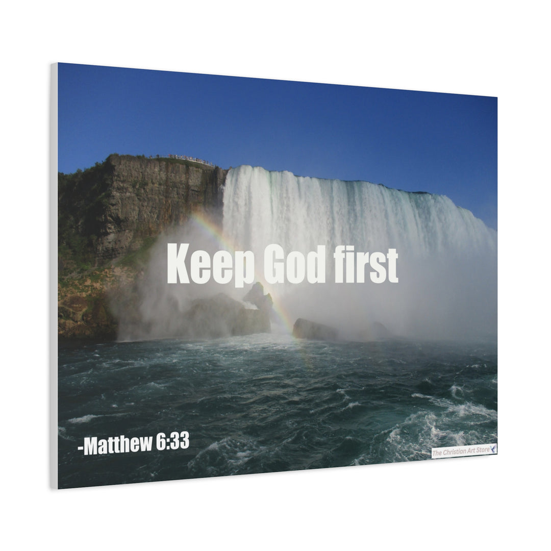 Matthew 6:33 Canvas