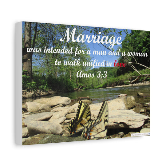 Amos 3:3 Canvas