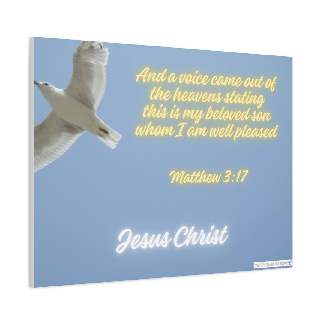 Matthew 3:17 Canvas