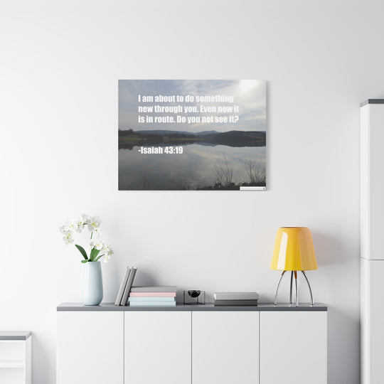 Isaiah 43:19 Canvas