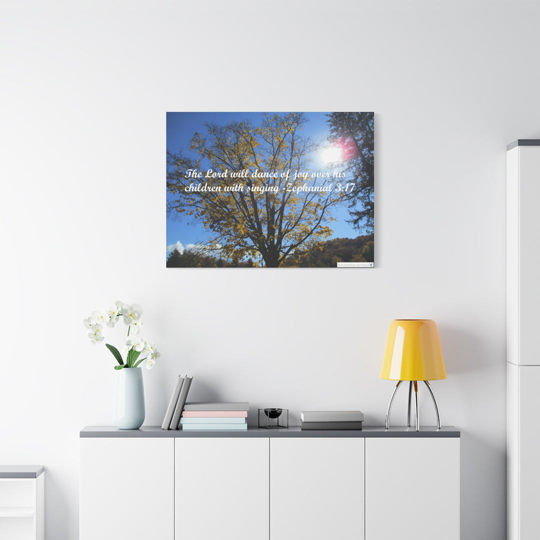 Zephanial 3:17 Canvas
