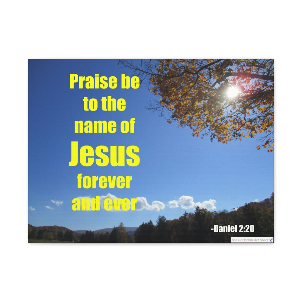Daniel 2:20 Canvas