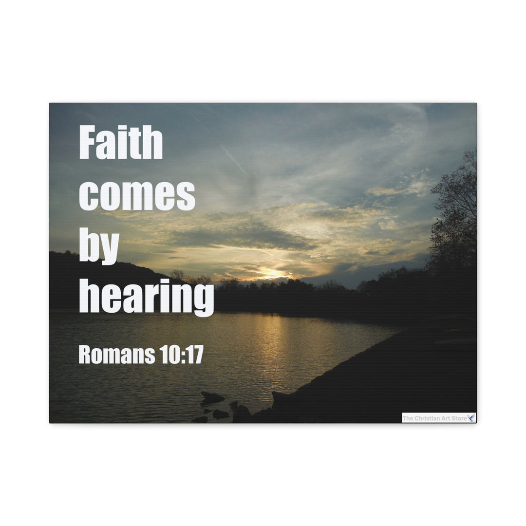 Romans 10:17 Canvas