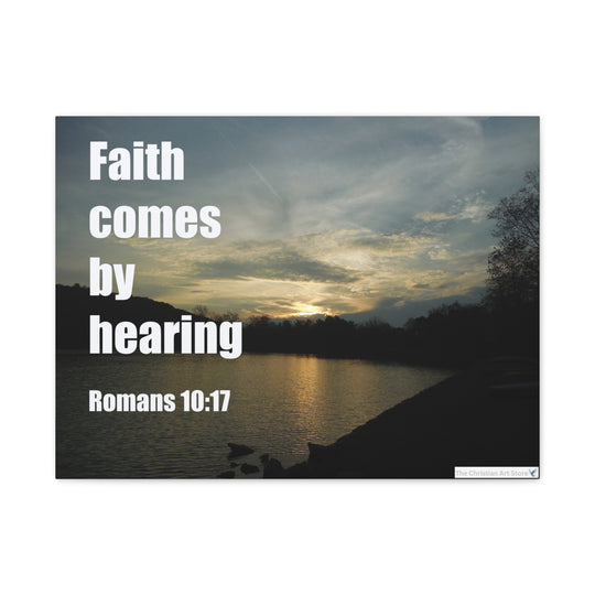 Romans 10:17 Canvas