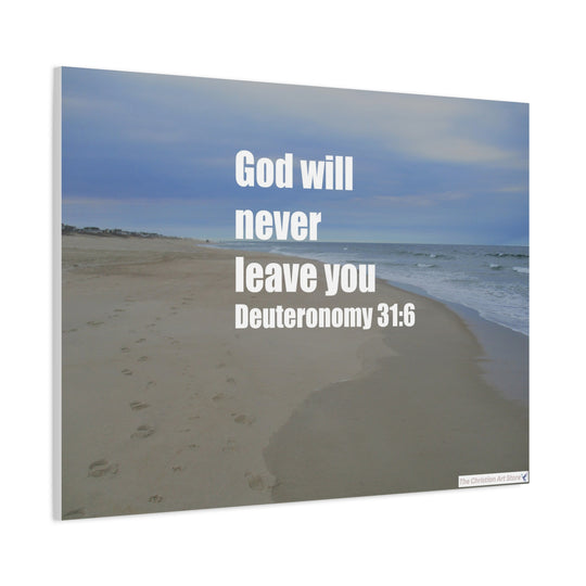 Deuteronomy 31:6 Canvas