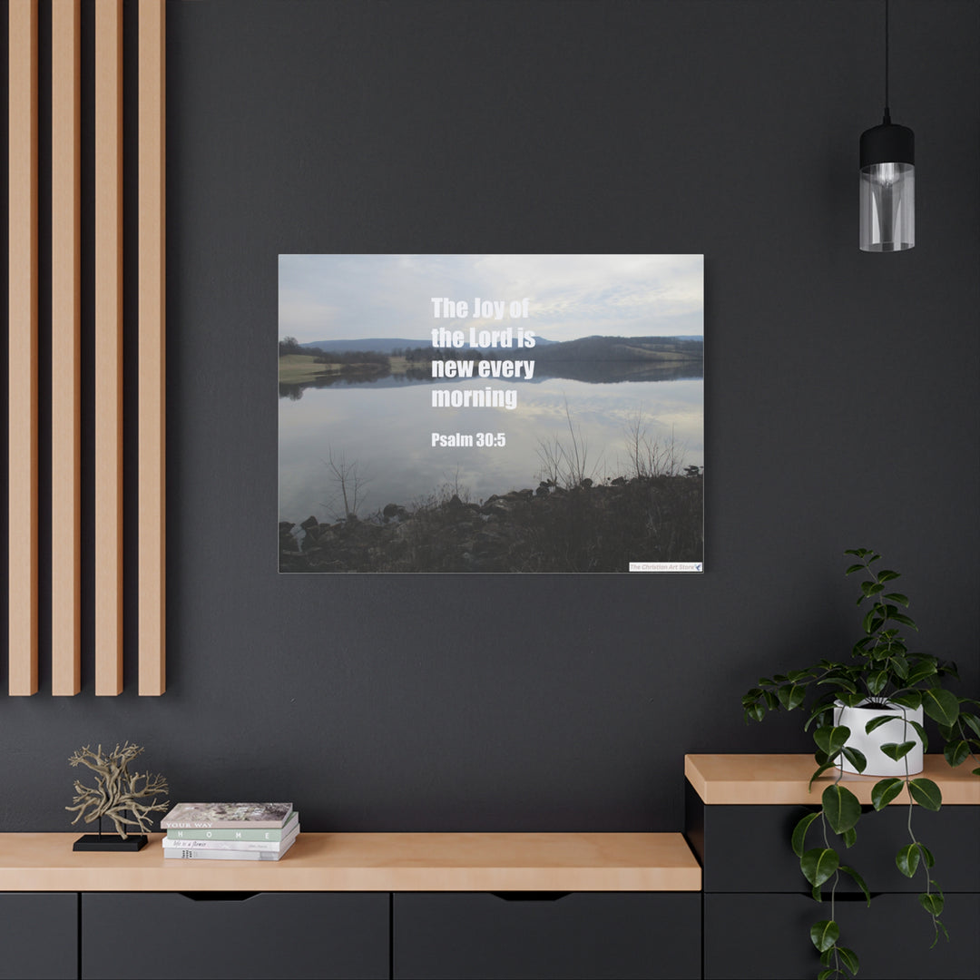 Psalm 30:5 Canvas