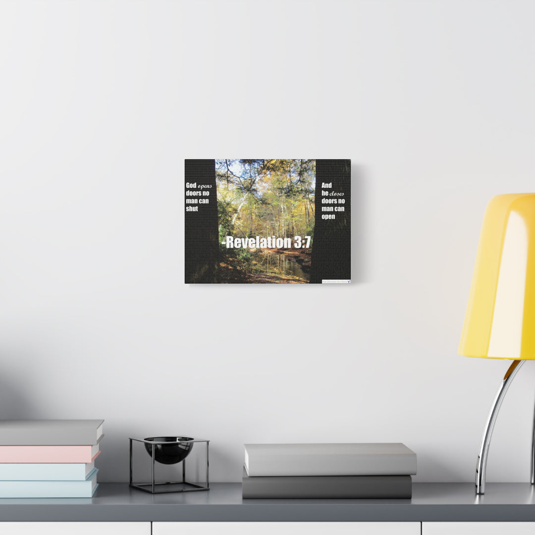 Revelation 3:7 Canvas