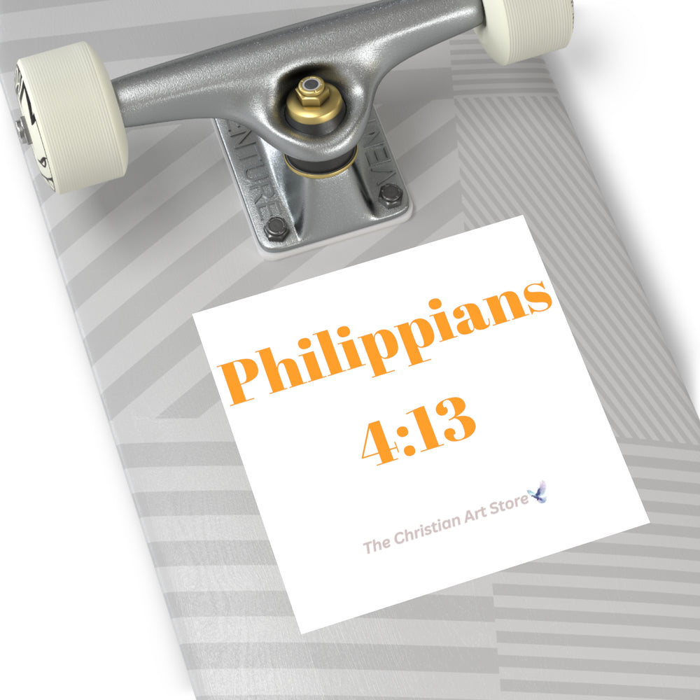 Philippians 4:13 Sticker