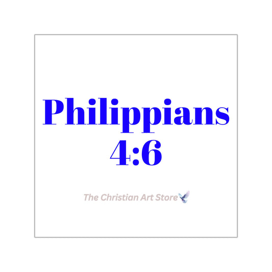 Philippians 4:6 Sticker