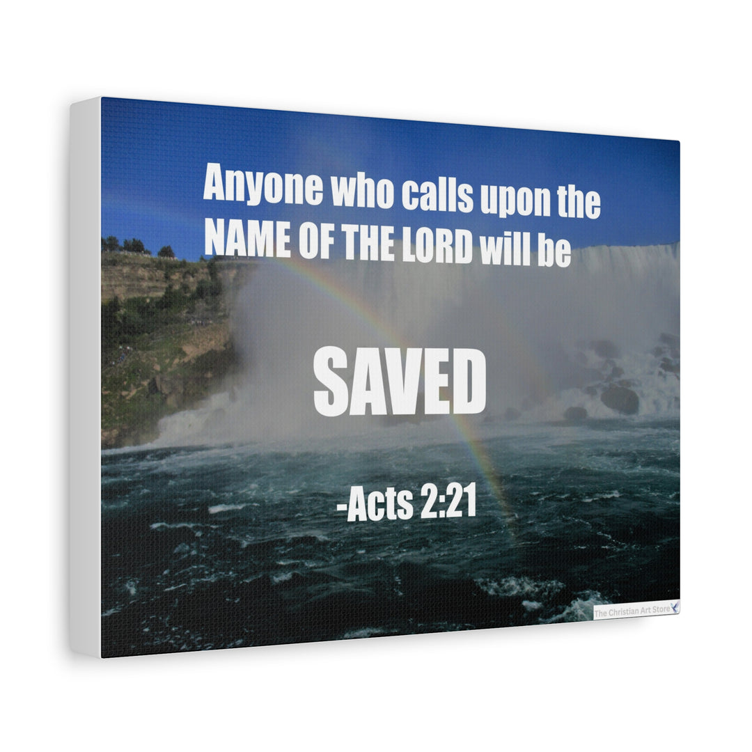 Acts 2:21 Canvas