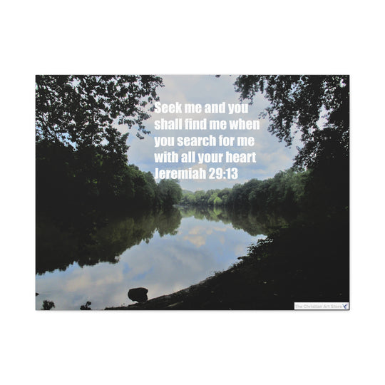 Jeremiah 29:13 Canvas