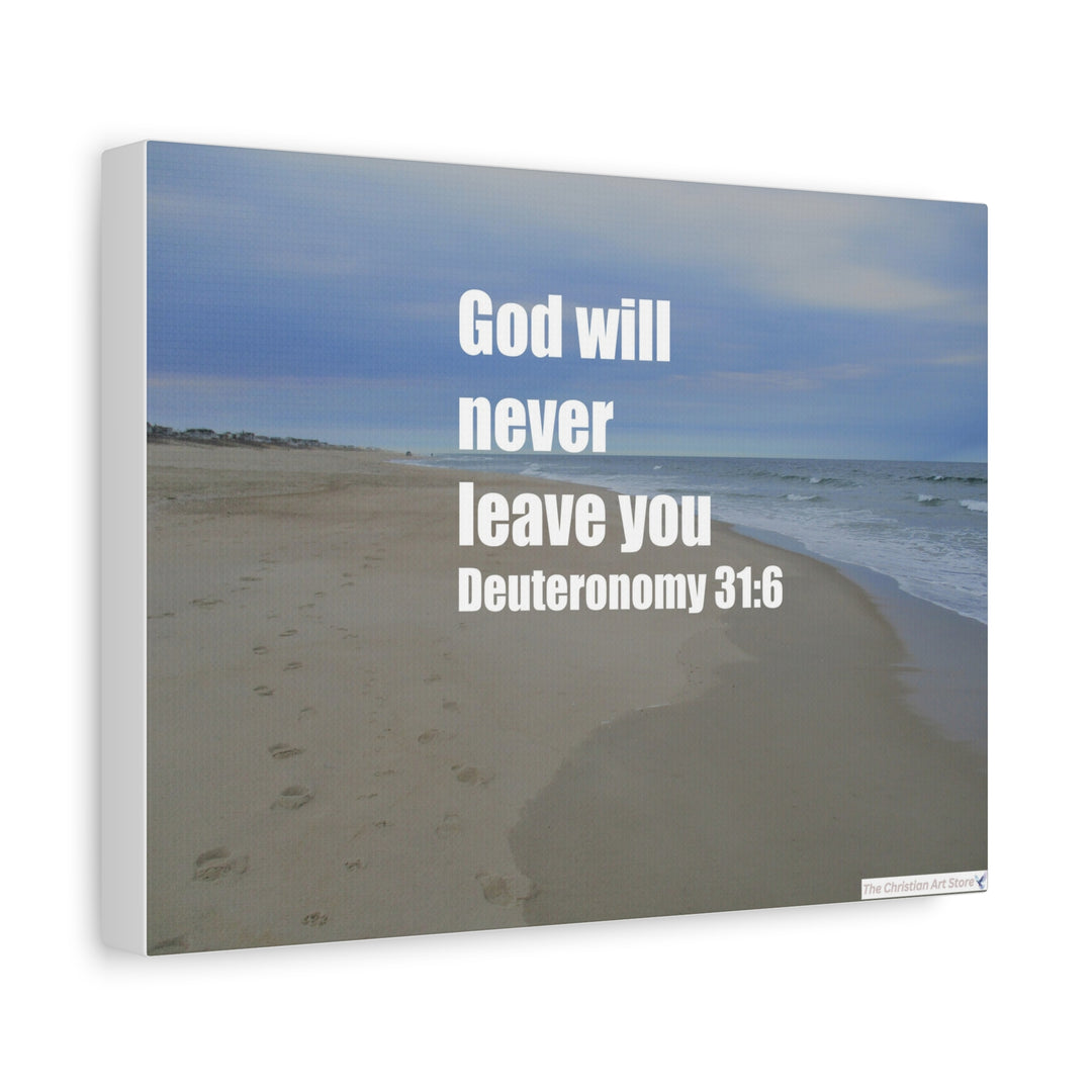 Deuteronomy 31:6 Canvas