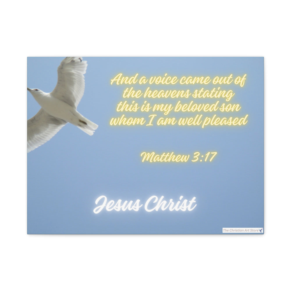 Matthew 3:17 Canvas