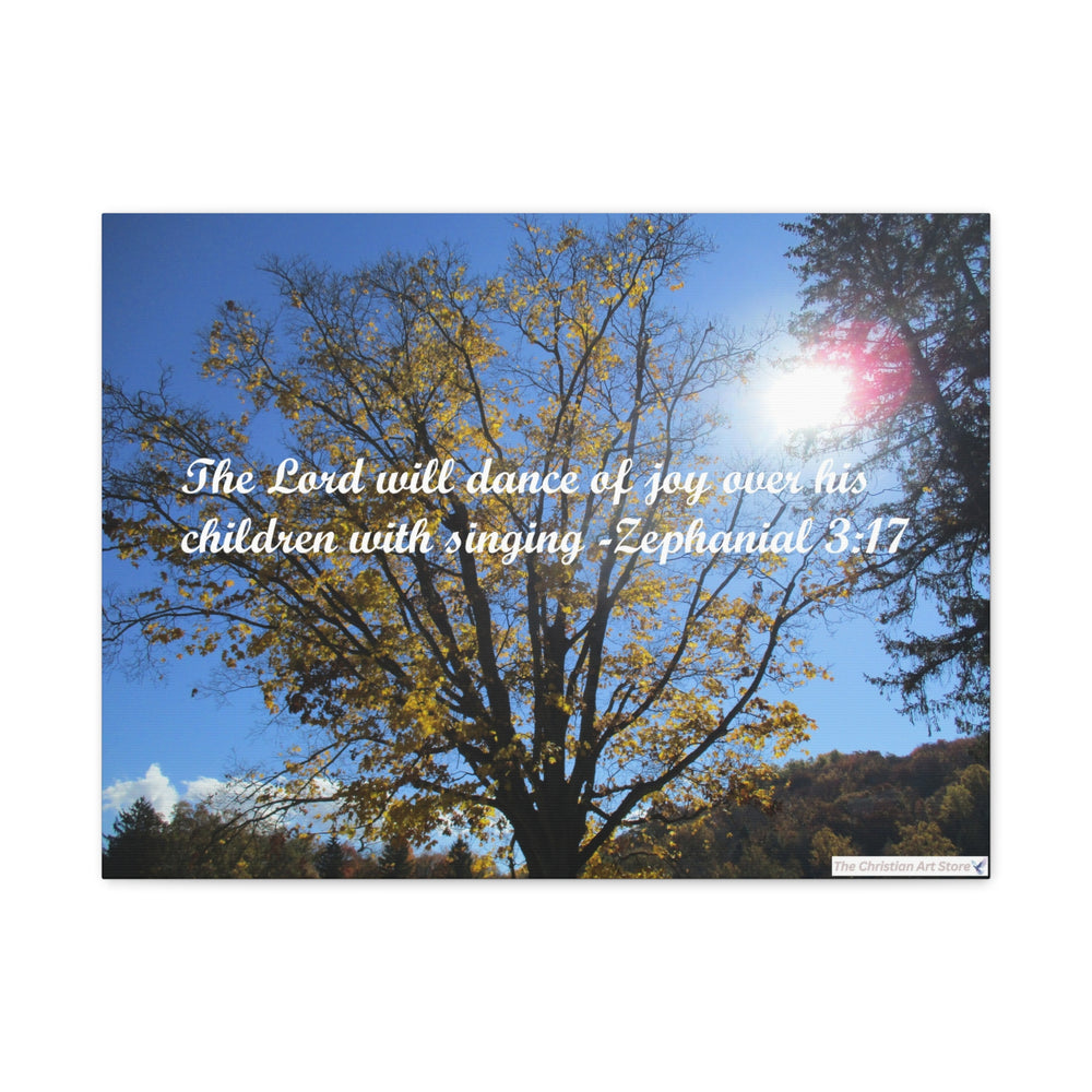 Zephanial 3:17 Canvas