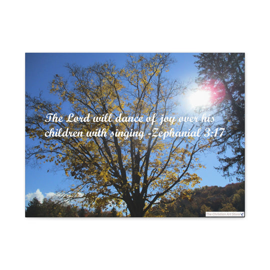 Zephanial 3:17 Canvas