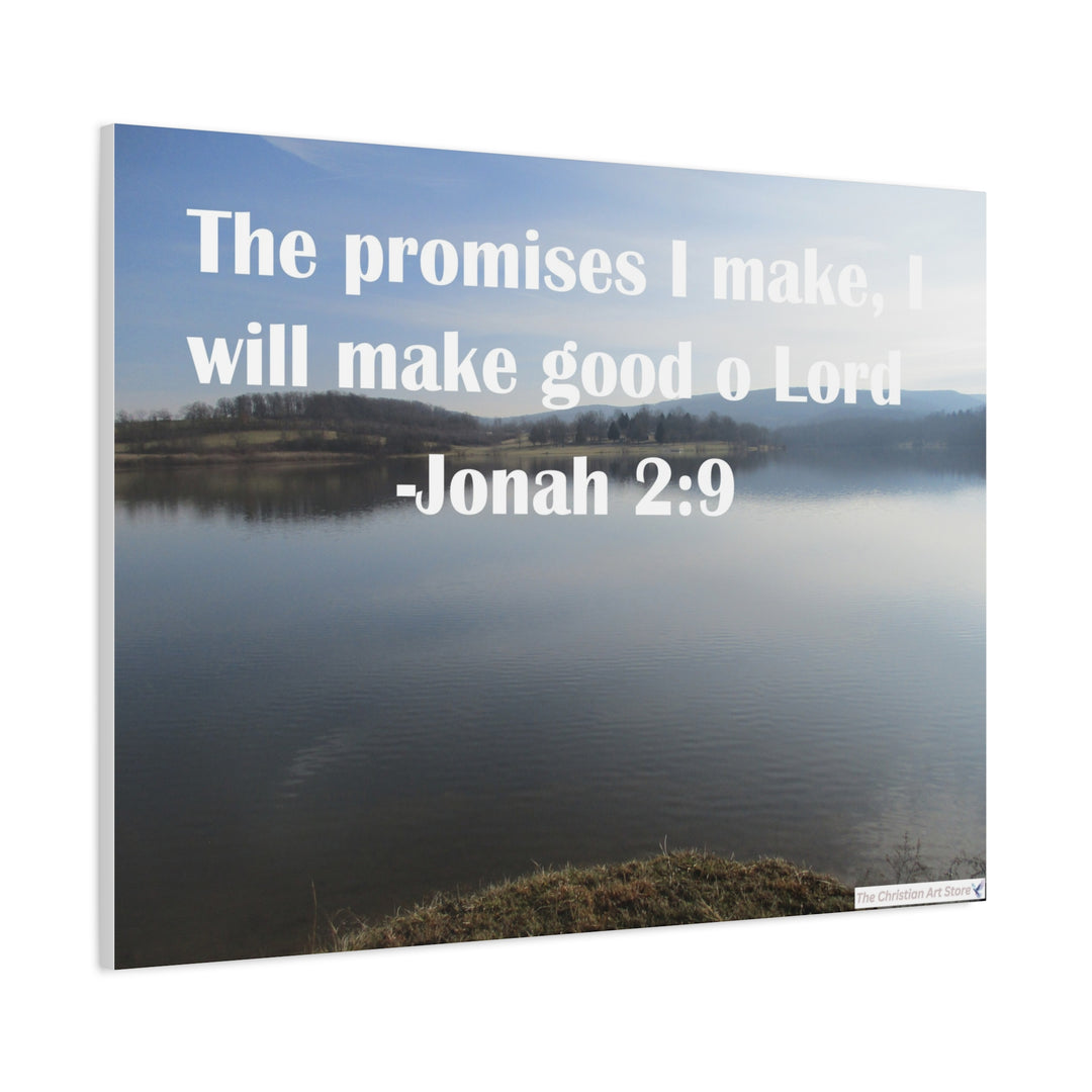 Jonah 2:9 Canvas