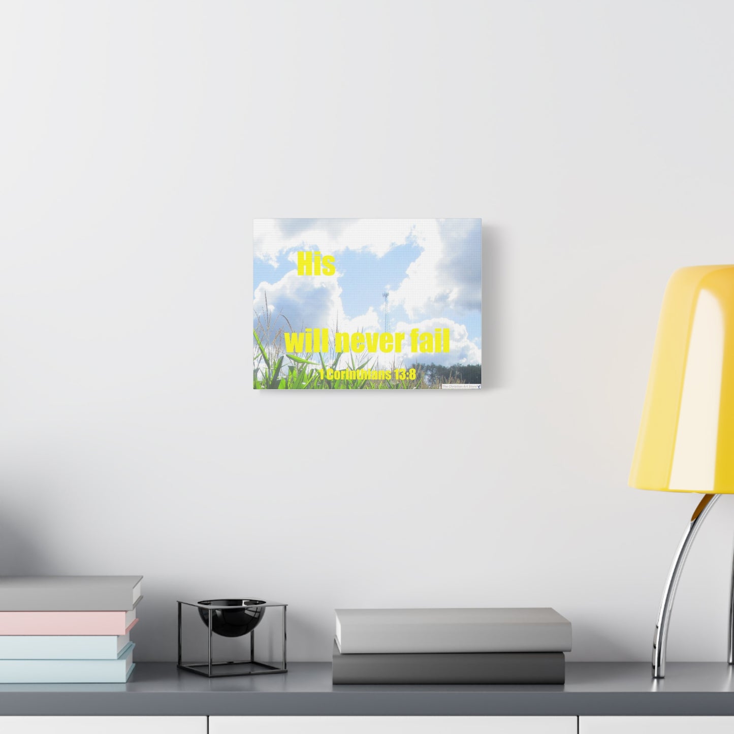 1 Corinthians 13:8 Canvas