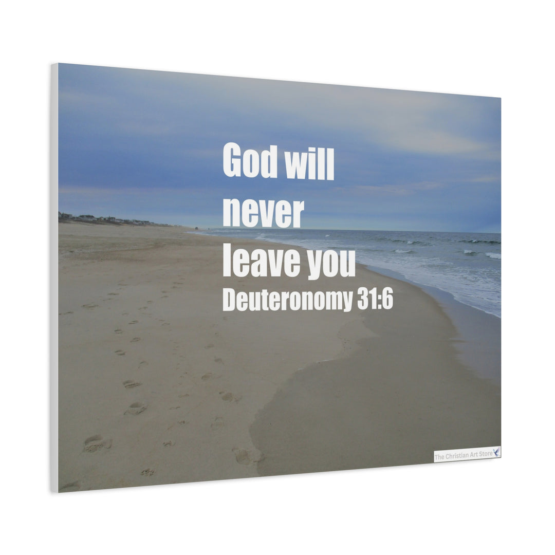 Deuteronomy 31:6 Canvas