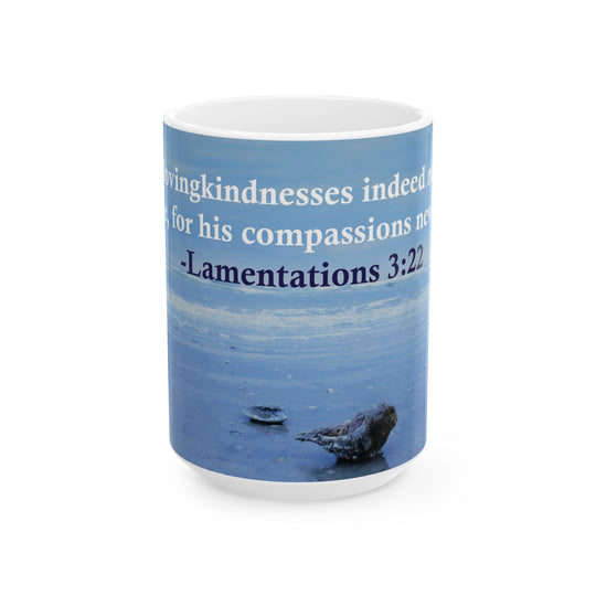Lamentations 3:22 Mug