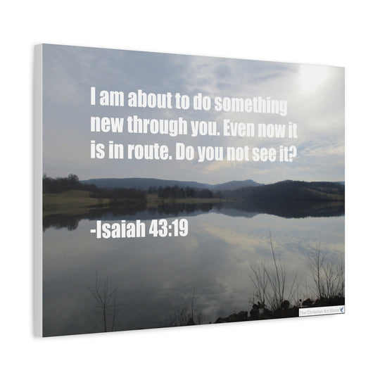 Isaiah 43:19 Canvas
