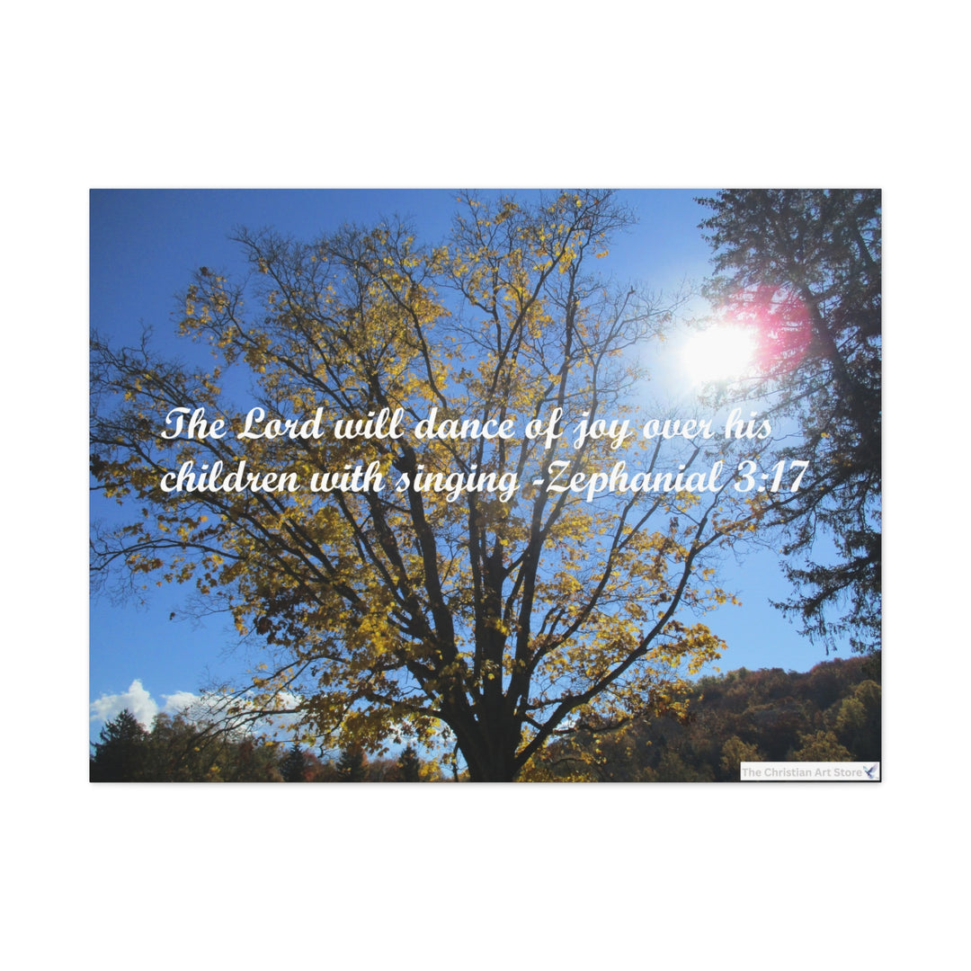 Zephanial 3:17 Canvas