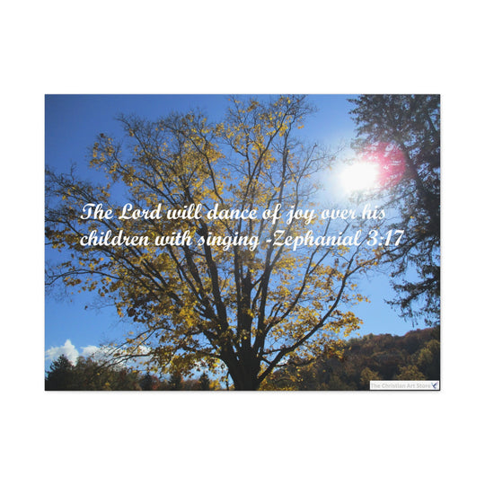 Zephanial 3:17 Canvas