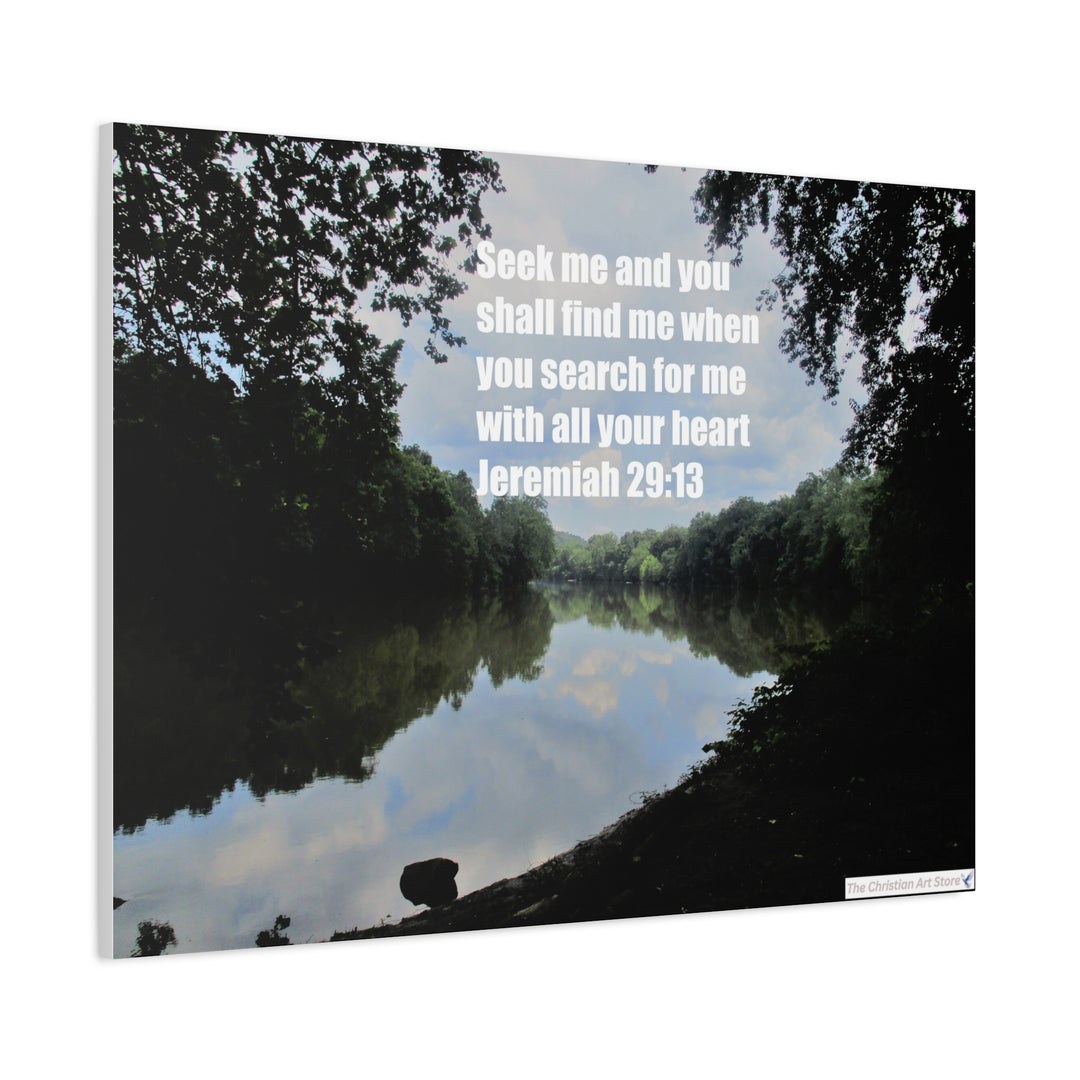 Jeremiah 29:13 Canvas