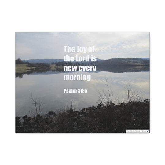 Psalm 30:5 Canvas