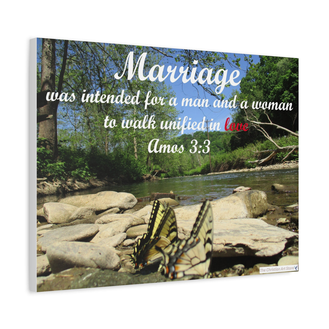 Amos 3:3 Canvas