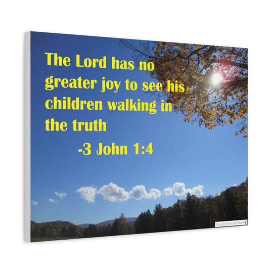 3 John 1:4 Canvas