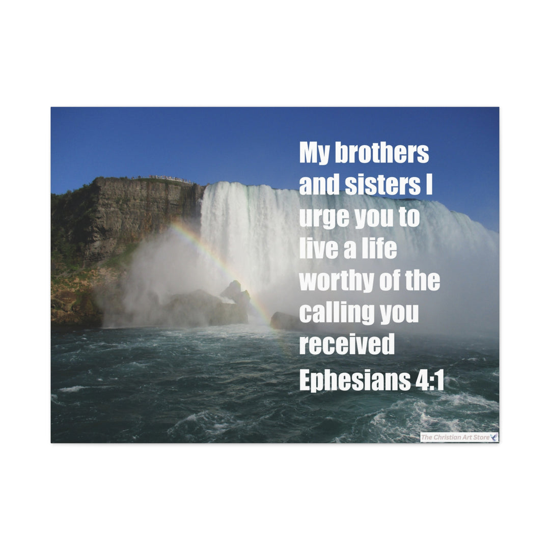 Ephesians 4:1 Canvas