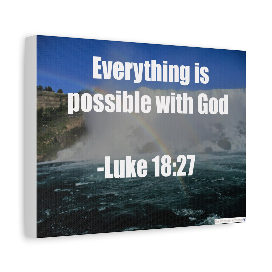 Luke 18:27 Canvas