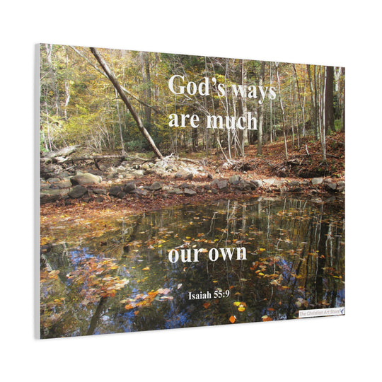 Isaiah 55:9 Canvas
