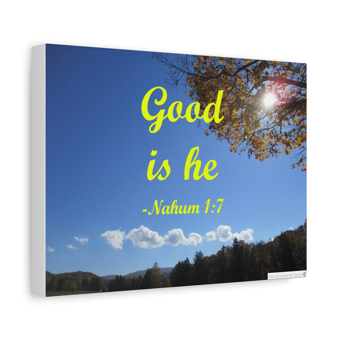 Nahum 1:7 Canvas