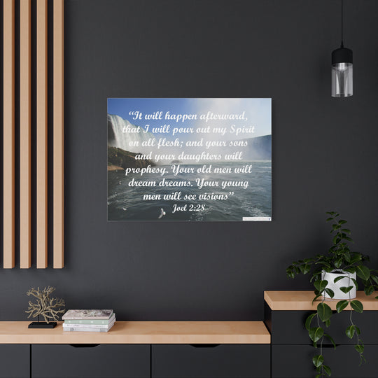 Joel 2:28 Canvas