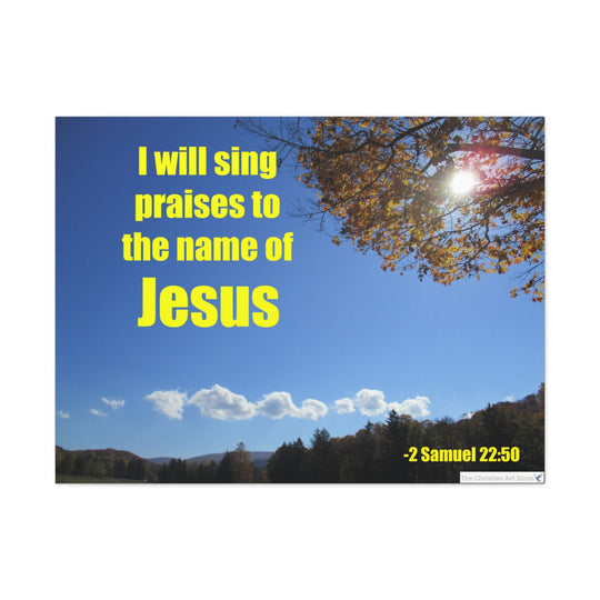 2 Samuel 22:50 Canvas