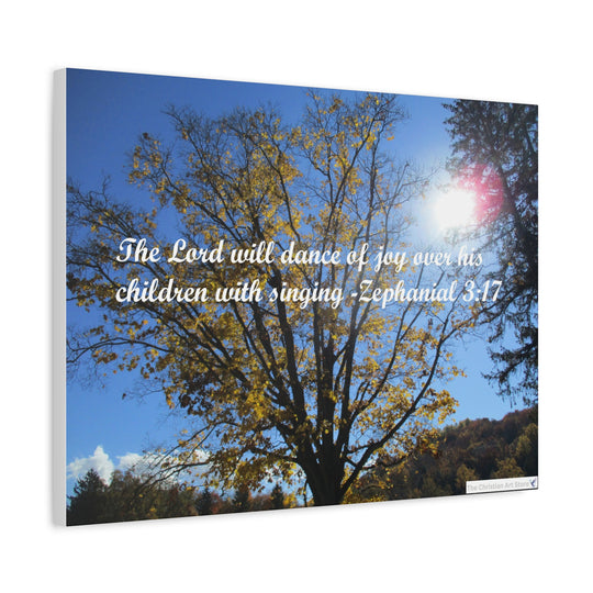 Zephanial 3:17 Canvas