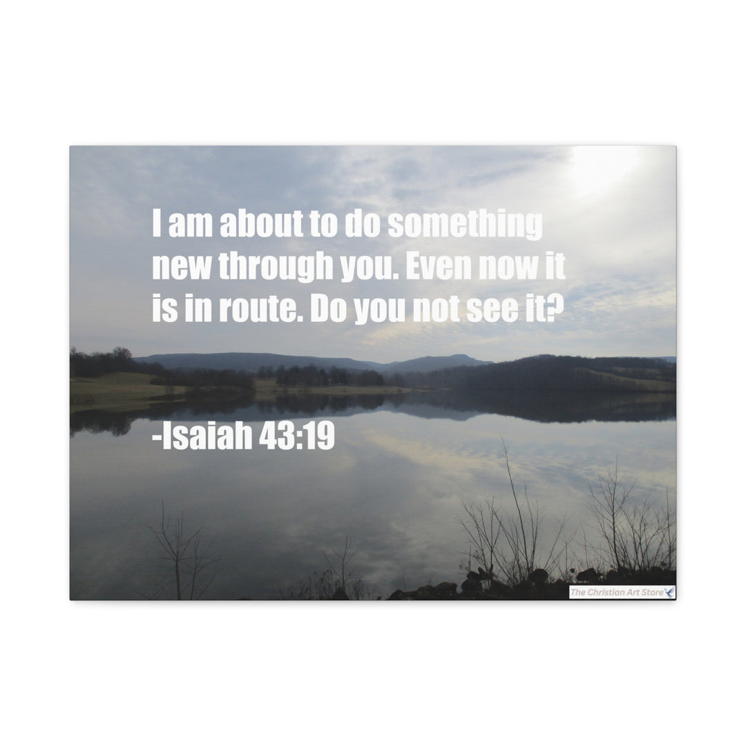 Isaiah 43:19 Canvas