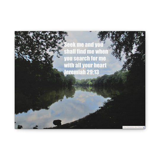 Jeremiah 29:13 Canvas