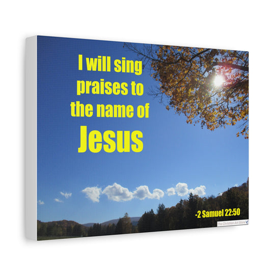 2 Samuel 22:50 Canvas