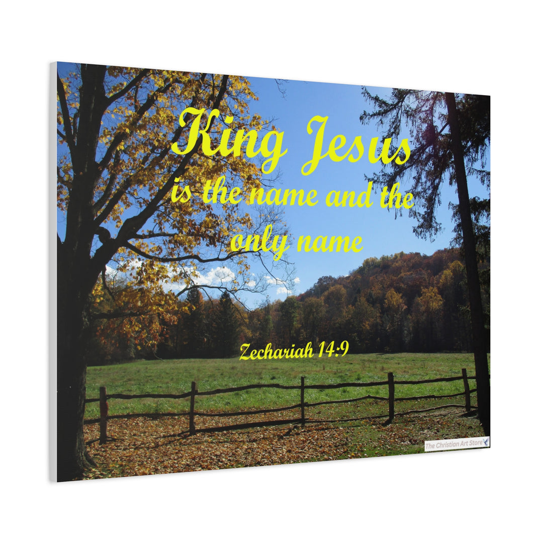Zechariah 14:9 Canvas